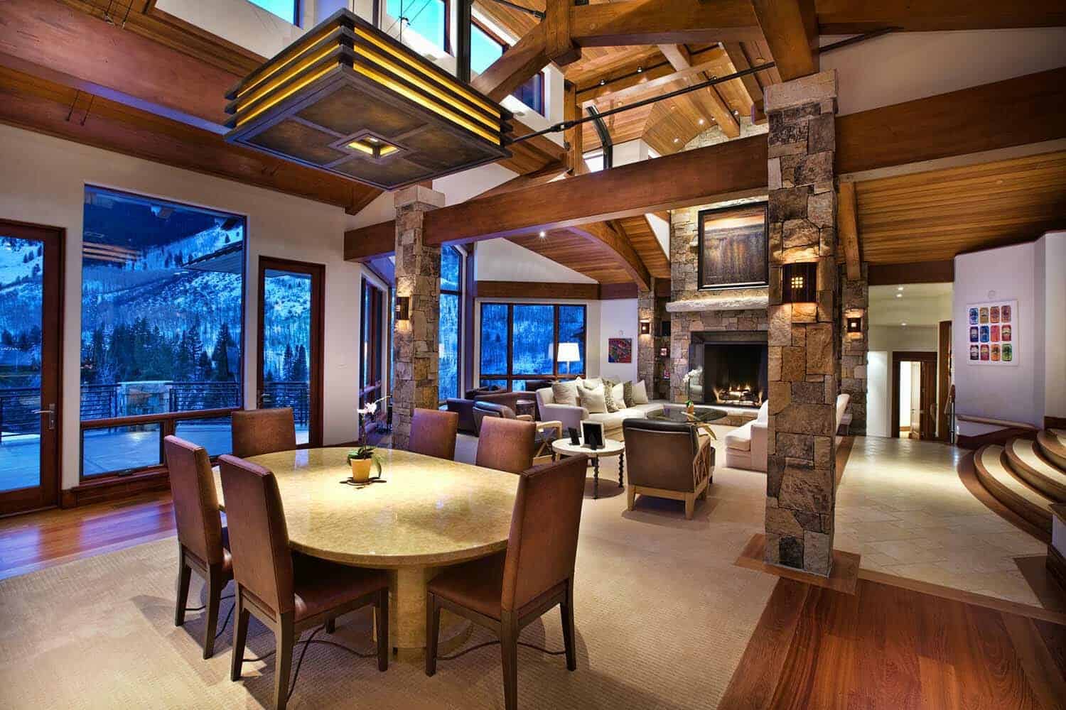 mountain-retreat-traditional-dining-room