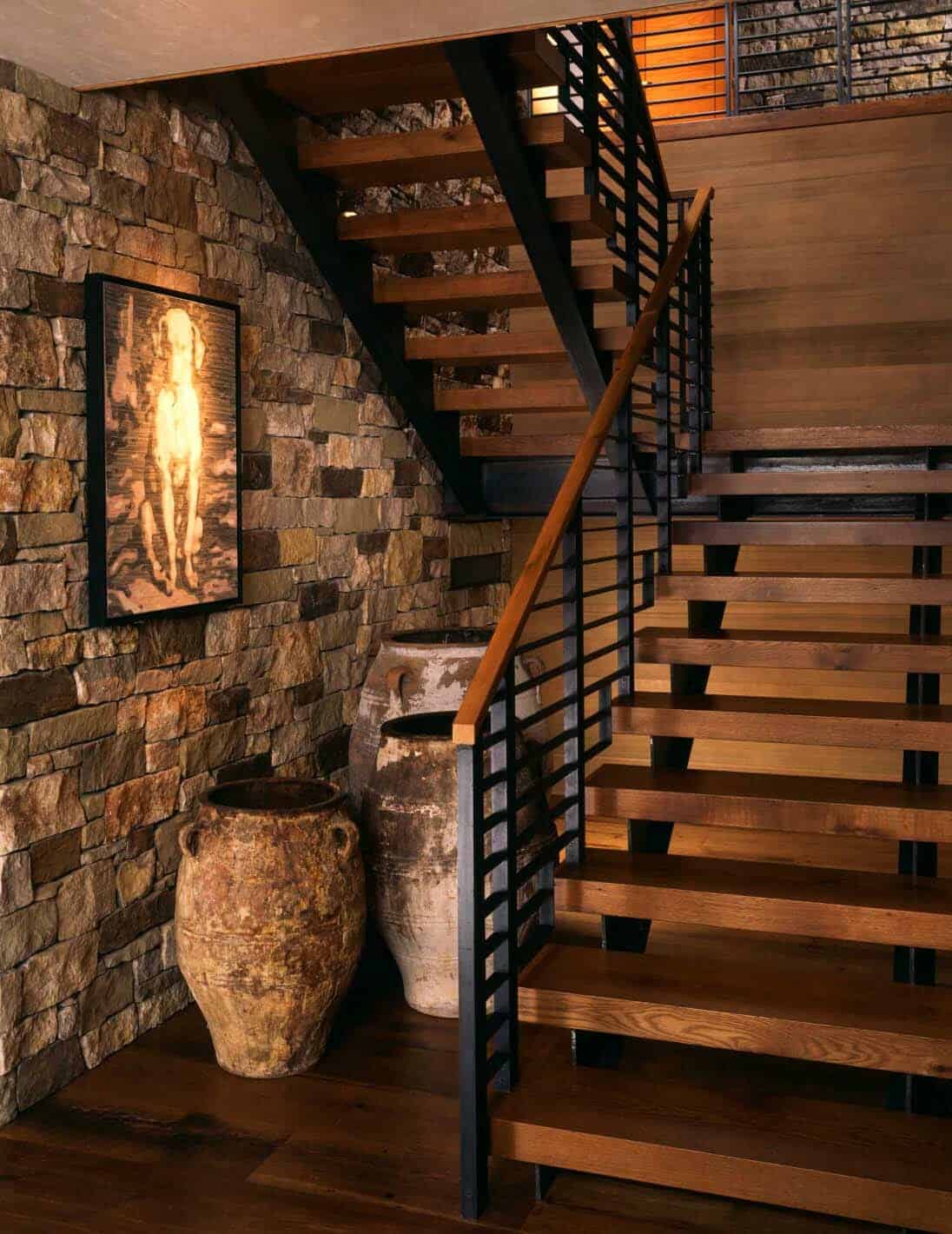 modern-rustic-mountain-home-staircase