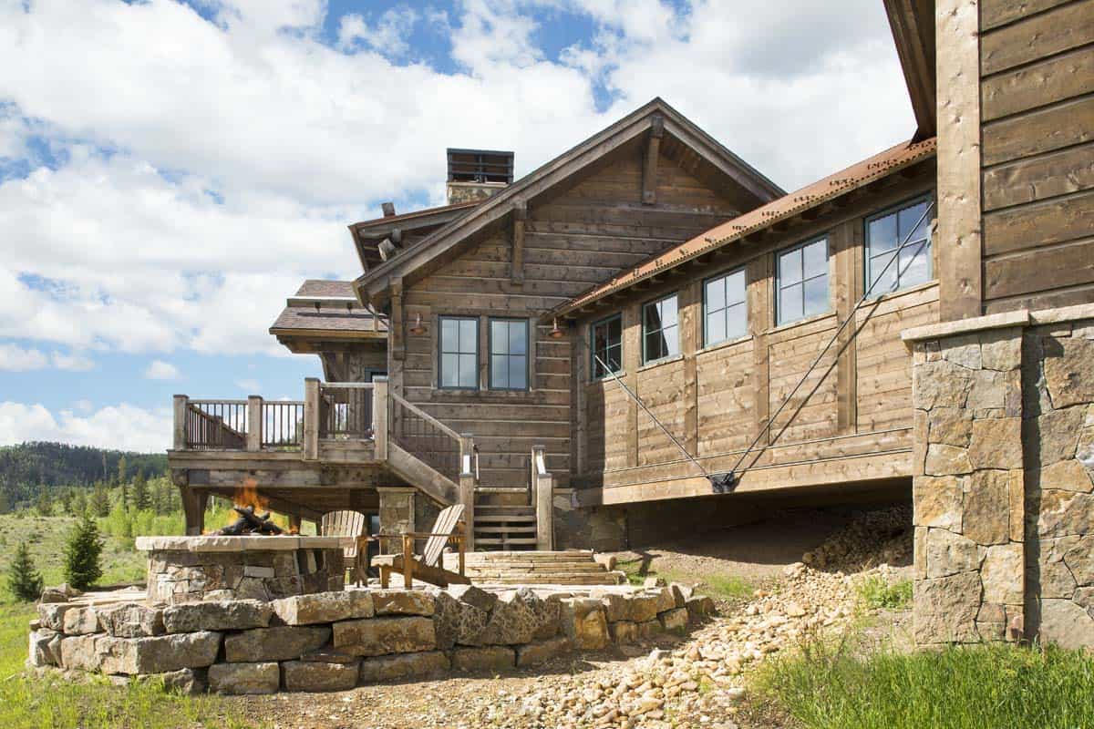 Inviting ranch style home offers rustic warmth in the Colorado Rockies