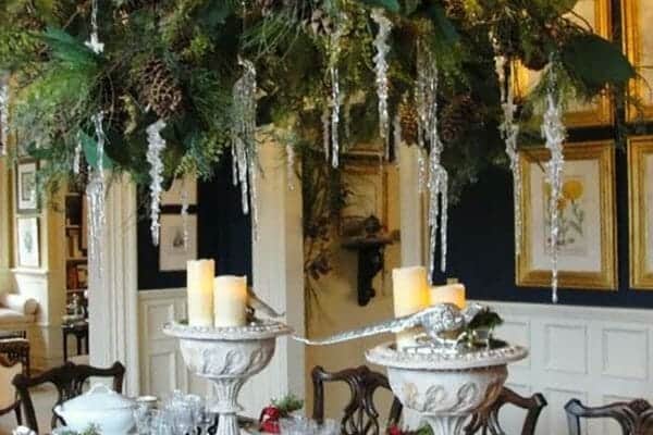 featured posts image for 38 Gorgeous Christmas Decorated Chandeliers For Holiday Sparkle