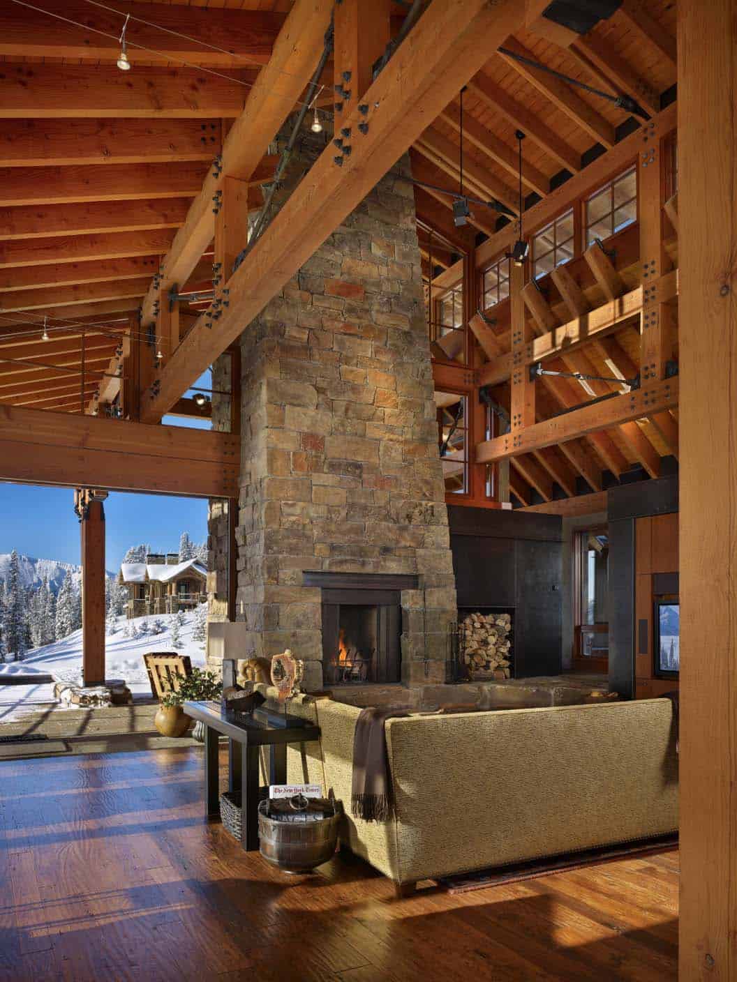 great-room-with-fireplace-rustic-living-room
