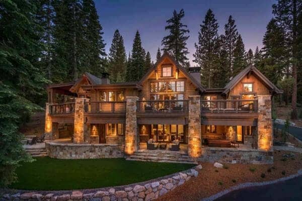featured posts image for Rustic mountain home in Tahoe offers sophisticated style and warmth