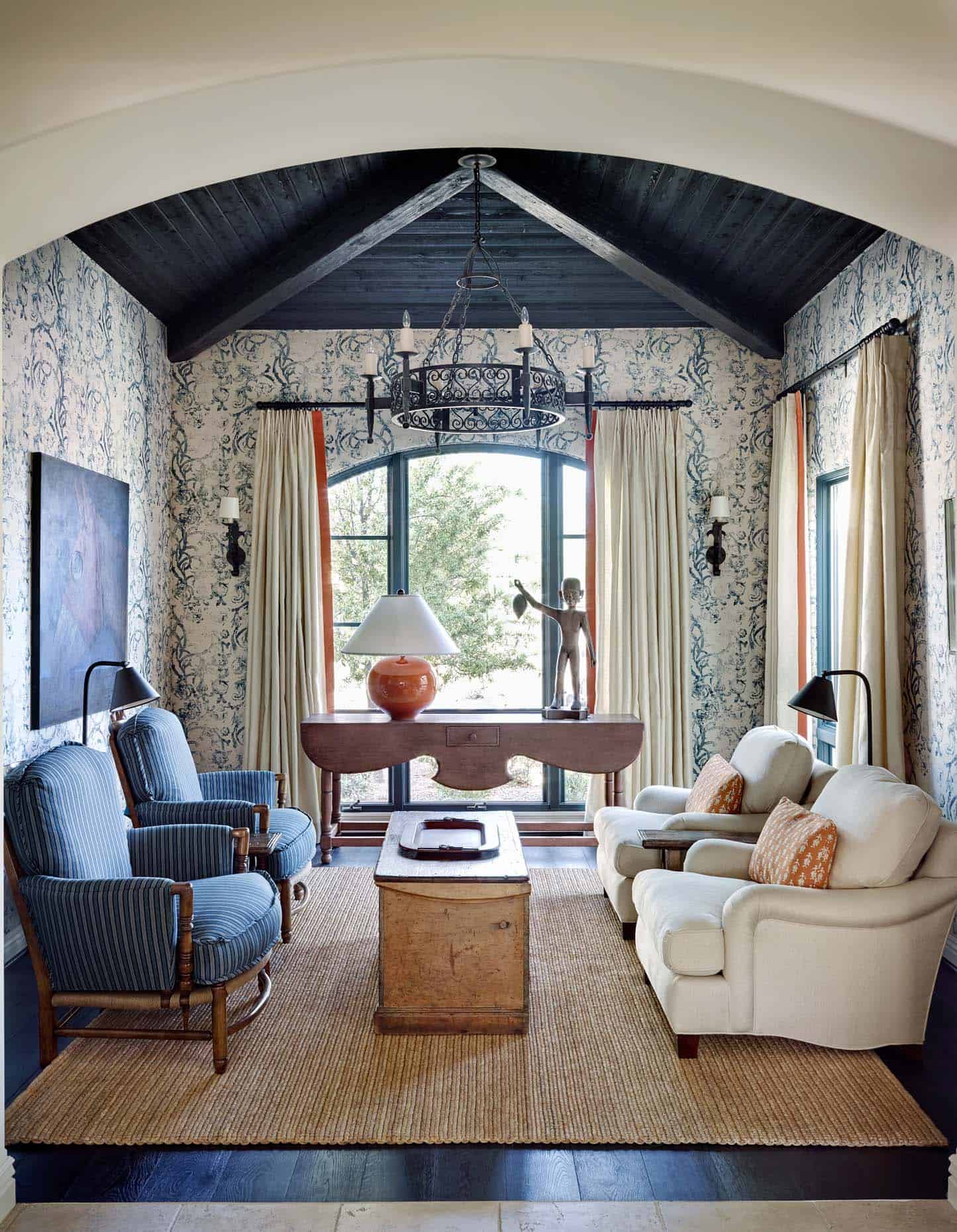 Mediterranean Style Retreat In Arizona, Mediterranean Decor Living Room