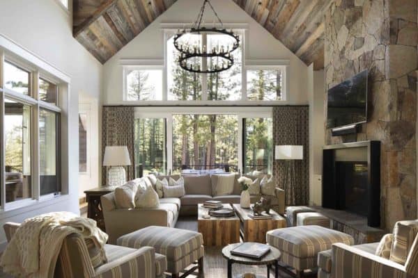 featured posts image for Idyllic mountain farmhouse style retreat in California’s High Sierra