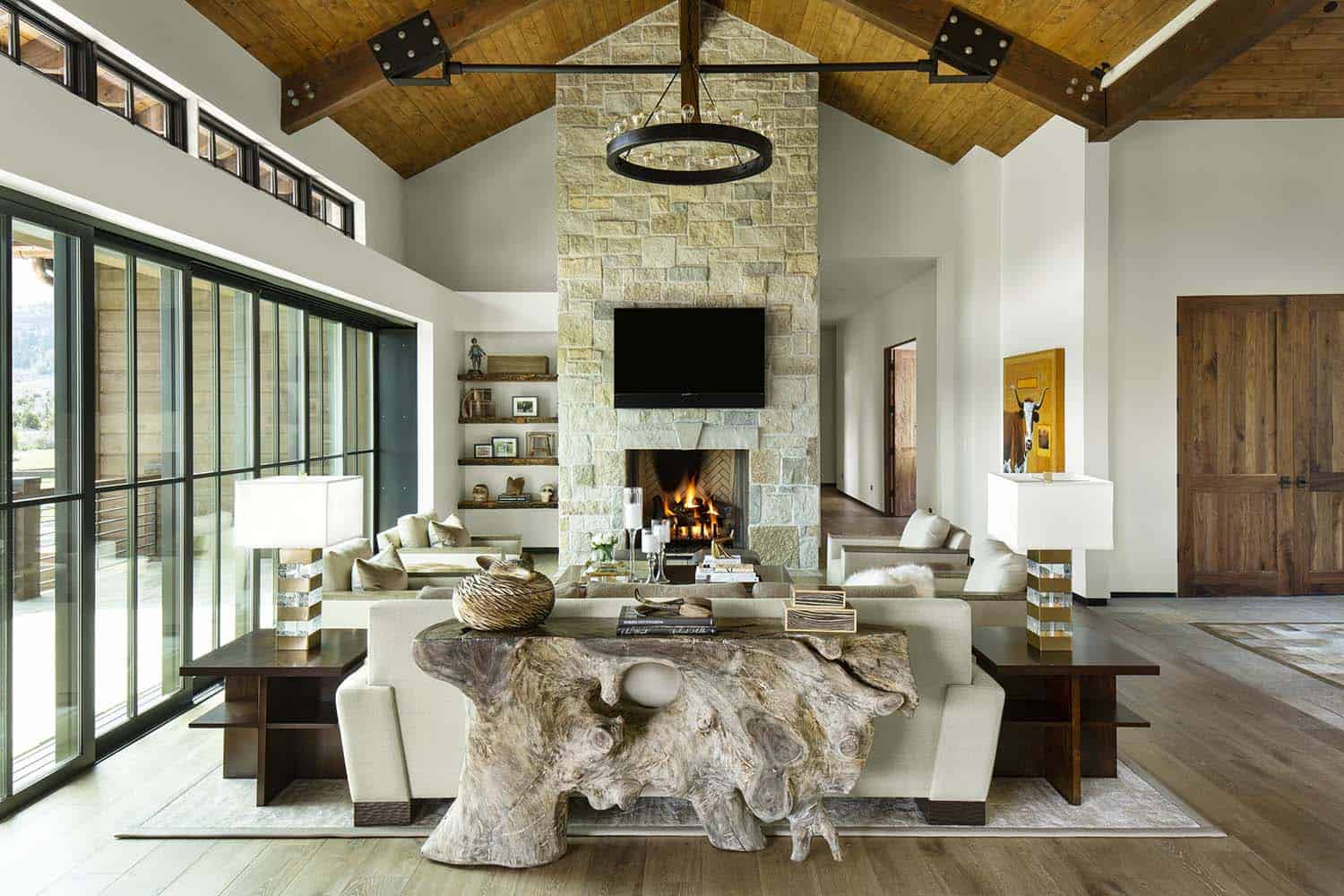 Modern home with rustic touches provides oasis in the