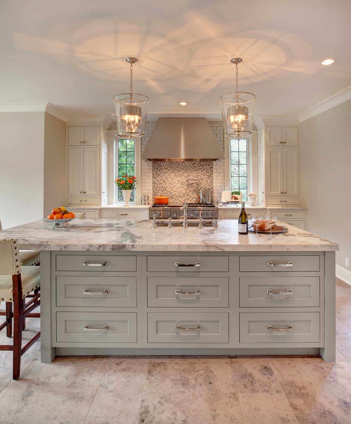 18+ Absolutely Gorgeous Transitional Style Kitchen Ideas