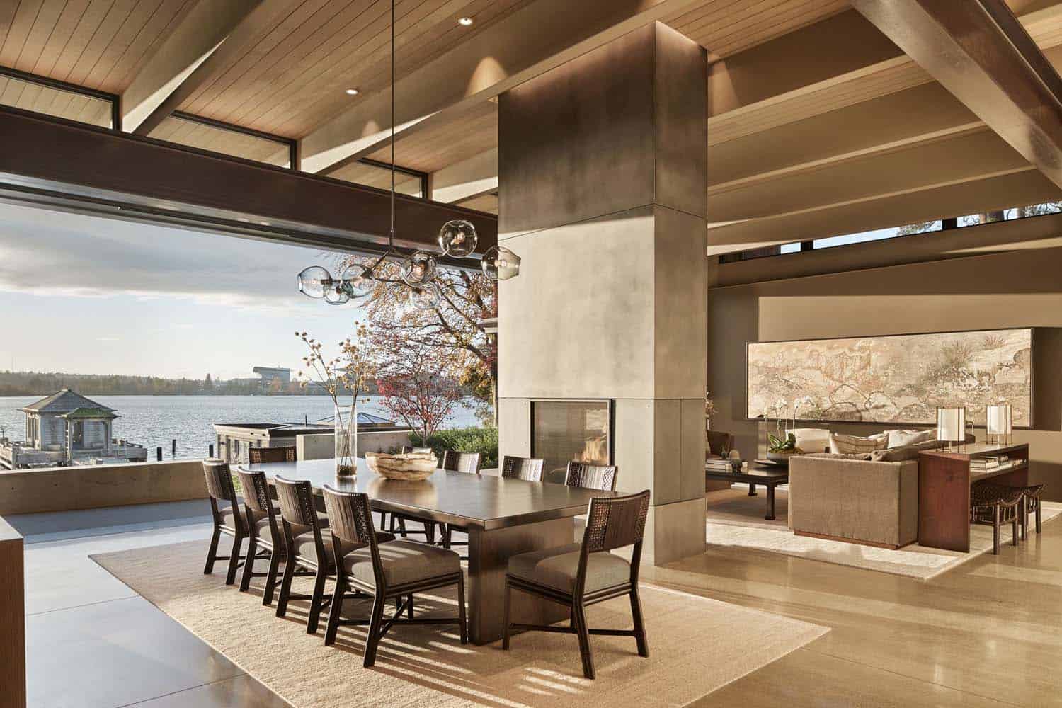 waterfront-property-contemporary-dining-room