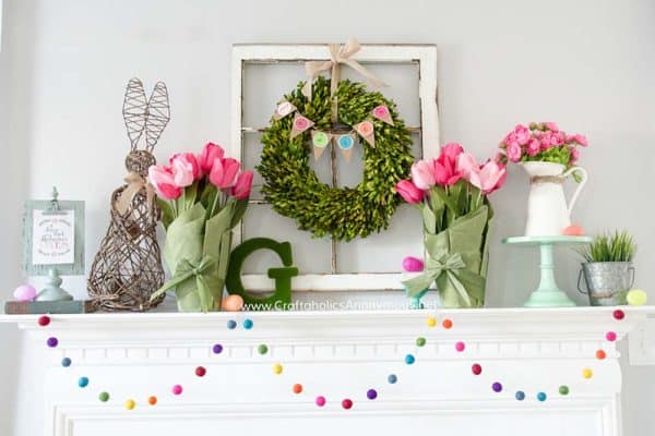 featured posts image for 28 Stylish Ideas To Creatively Decorate Your Mantel For Easter