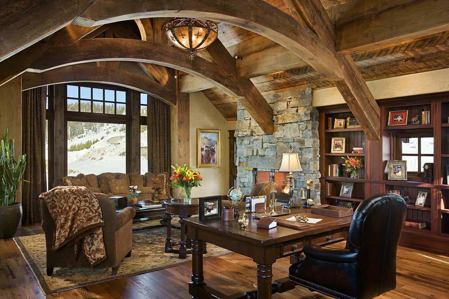 residence-rustic-home-office