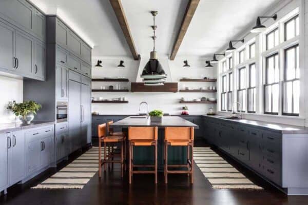 featured posts image for Eclectic modern farmhouse with unexpected pops of color in New York