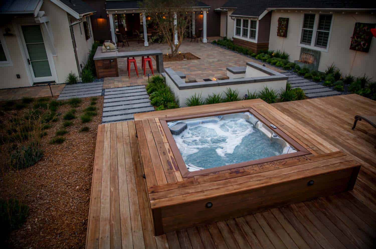 40+ Outstanding Hot Tub Ideas To Create A Backyard Oasis