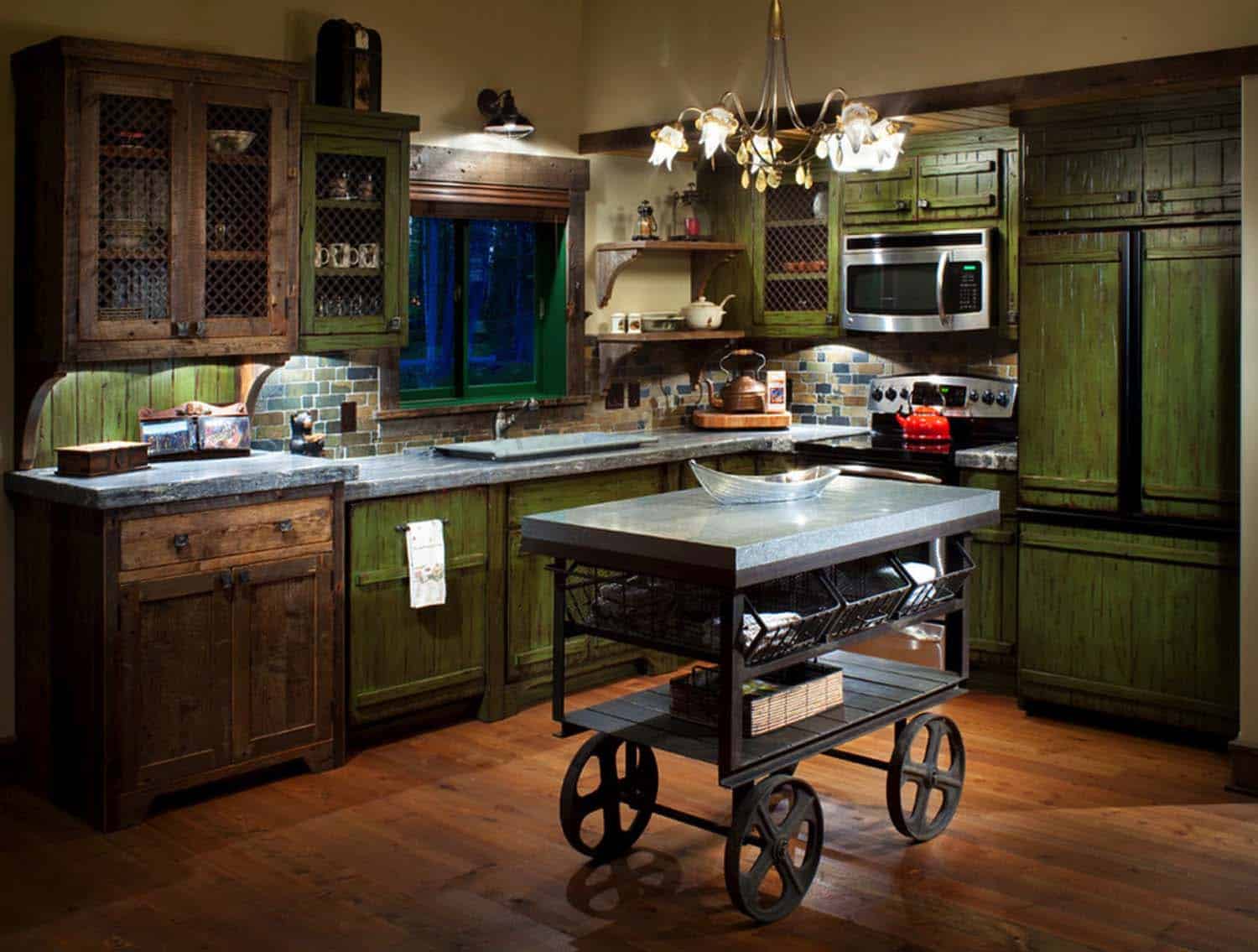 rustic-contemporary-kitchen
