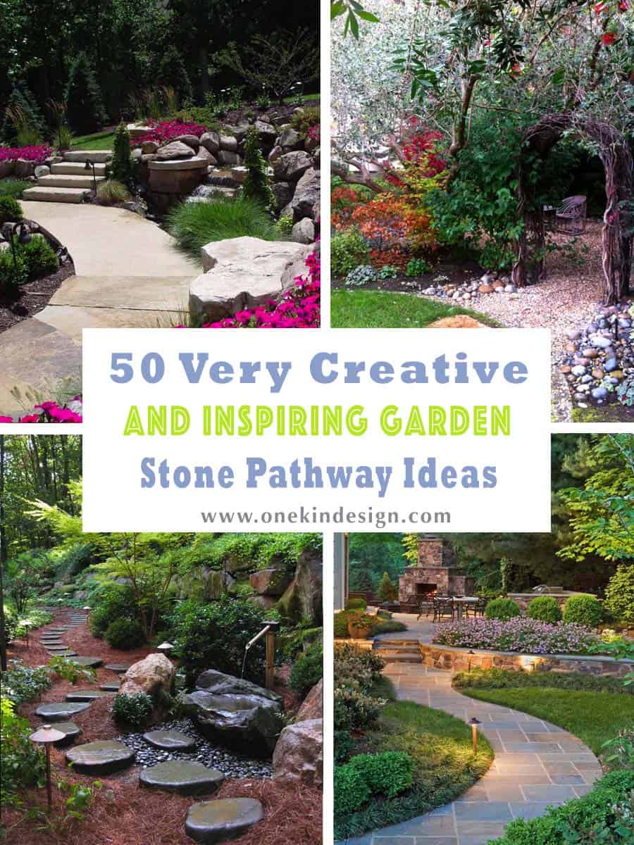 50 Very Creative And Inspiring Garden Stone Pathway Ideas