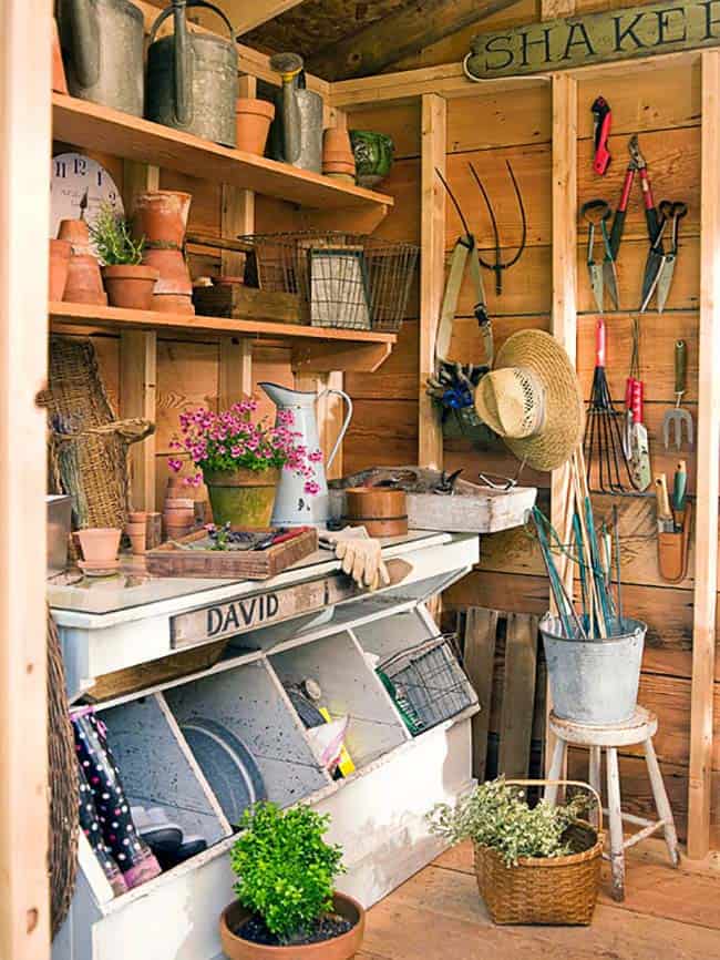 Storage Ideas For Your Potting Shed, Garden Shed Storage Ideas