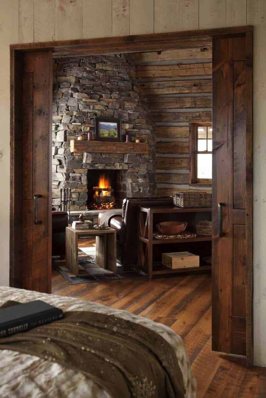 family-cabin-retreat-rustic-bedroom