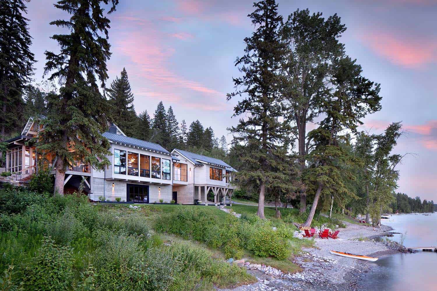 modern-rustic-lake-house-exterior