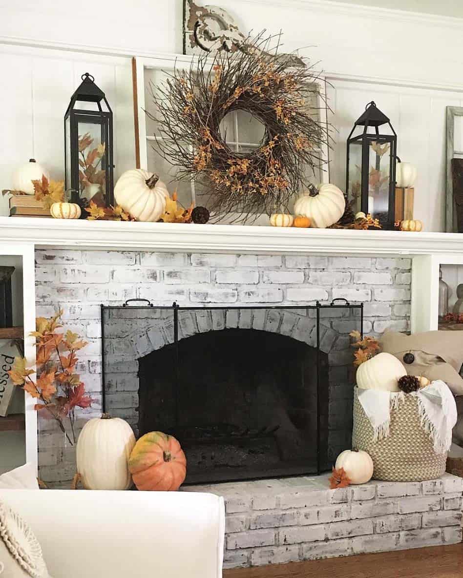 Fall Mantel Decorating Ideas, Fireplace Mantel Decor Ideas