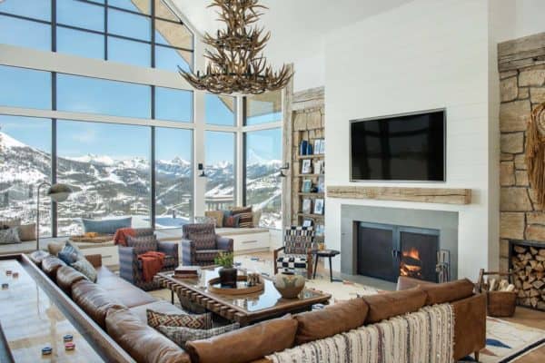featured posts image for Chalet-like home with a Boho vibe set against the majestic Rocky Mountains