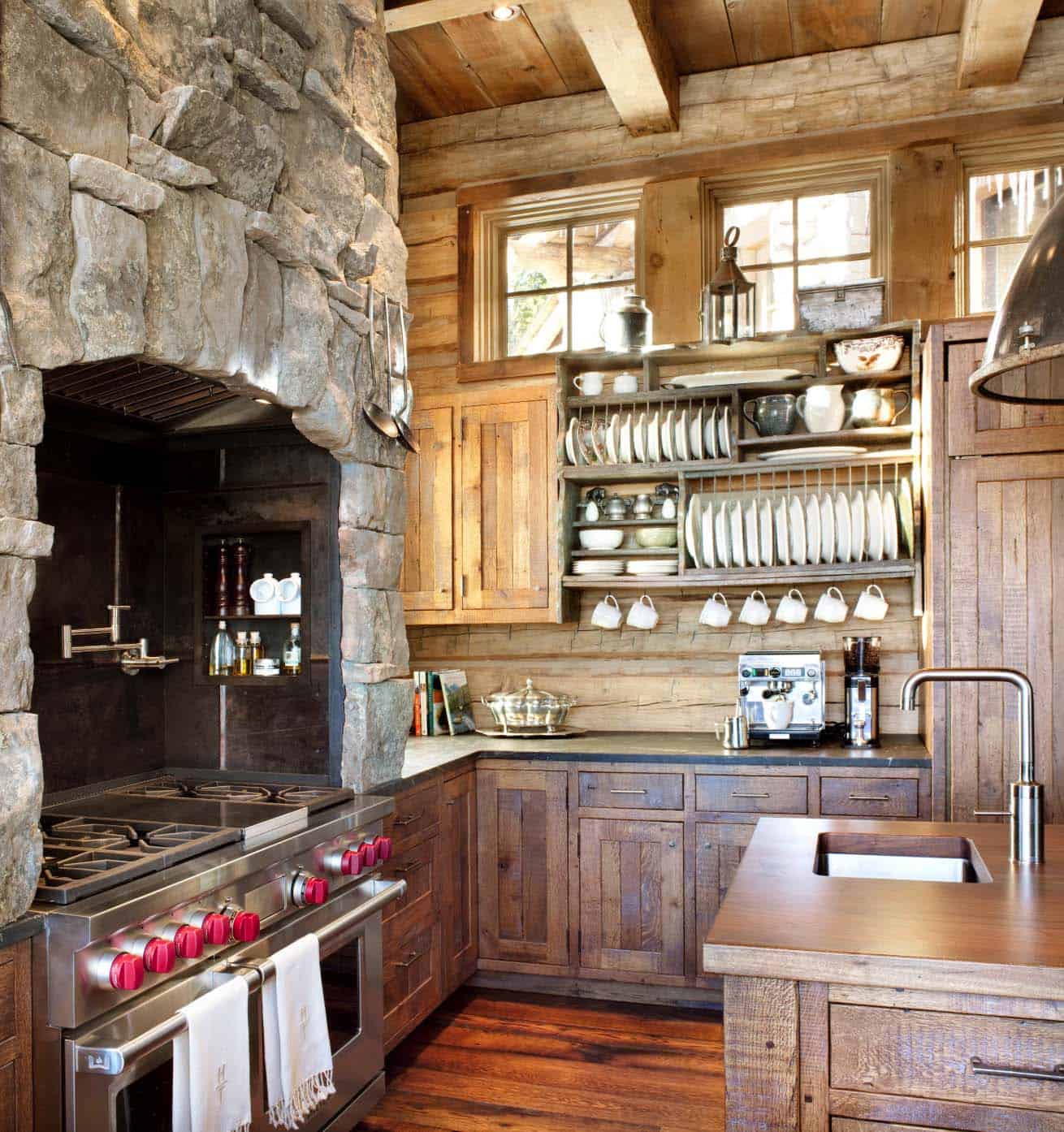 mountain-rustic-kitchen