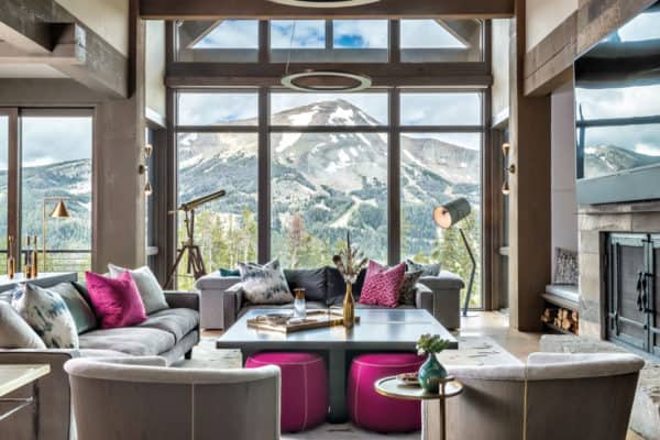 featured posts image for Majestic lodge style retreat overlooking the rugged peaks of Montana