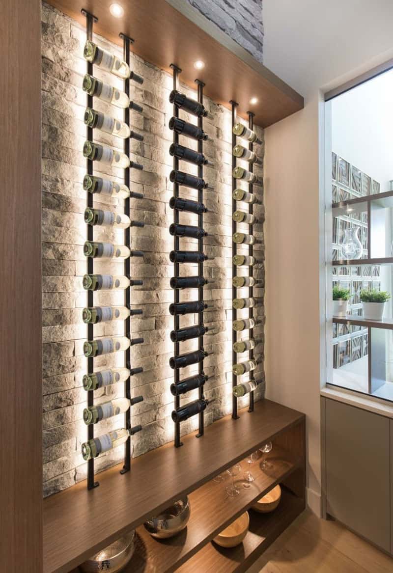 contemporary-kitchen-wine-rack