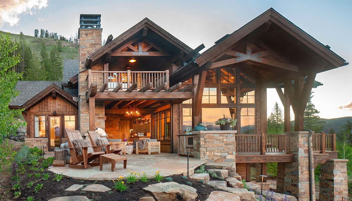 Modern rustic home boasts magnificent views on a Colorado dude ranch