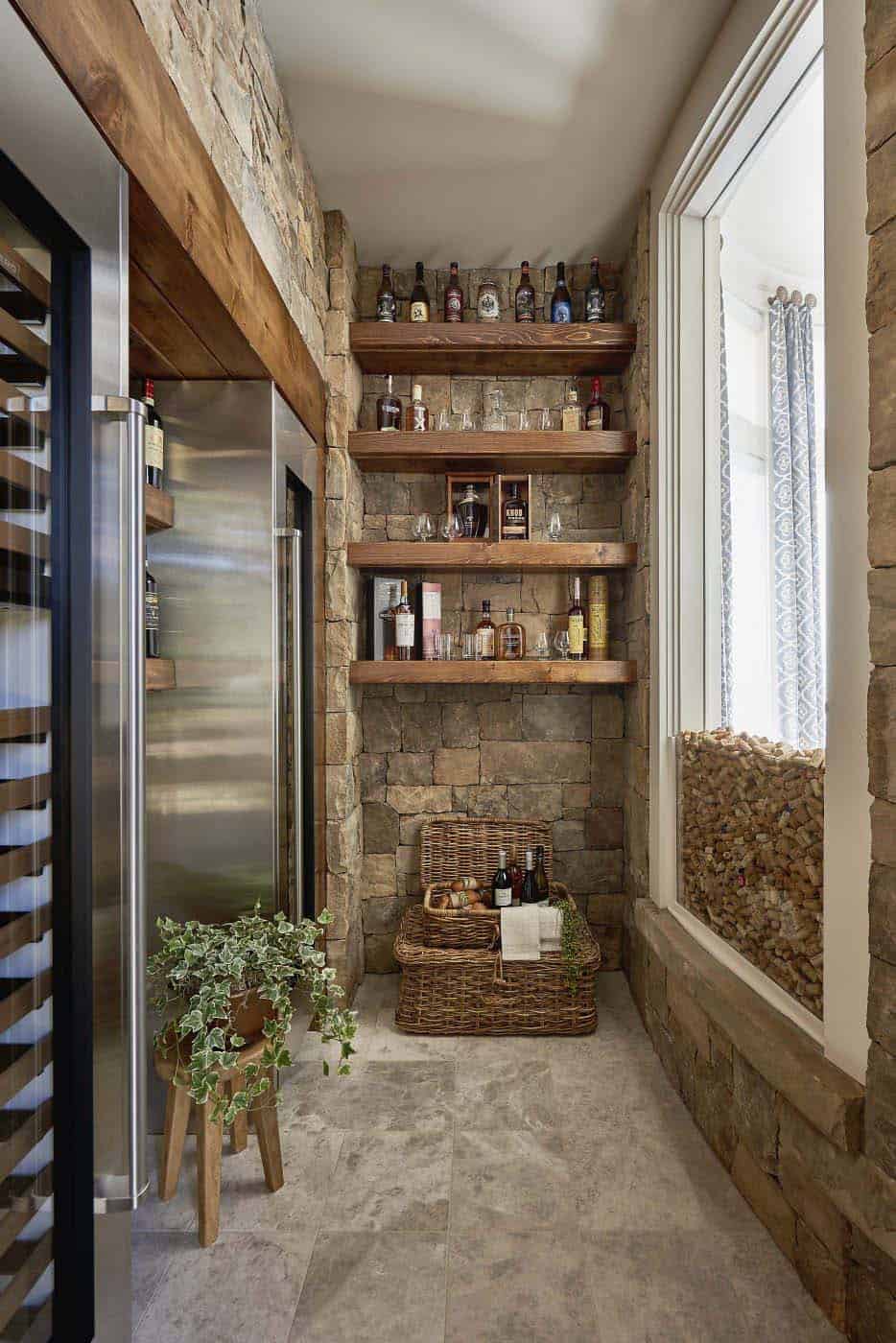 mountain-inspired-living-rustic-wine-cellar