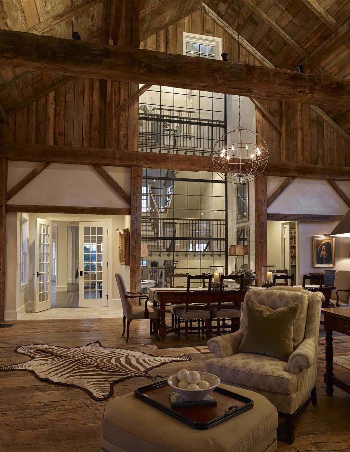 Gorgeous weathered barn is centerpiece of this New England farmhouse