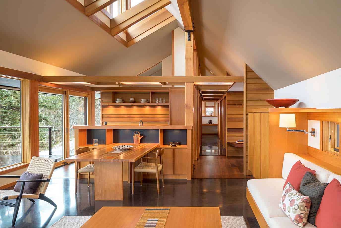 contemporary-cabin-kitchen