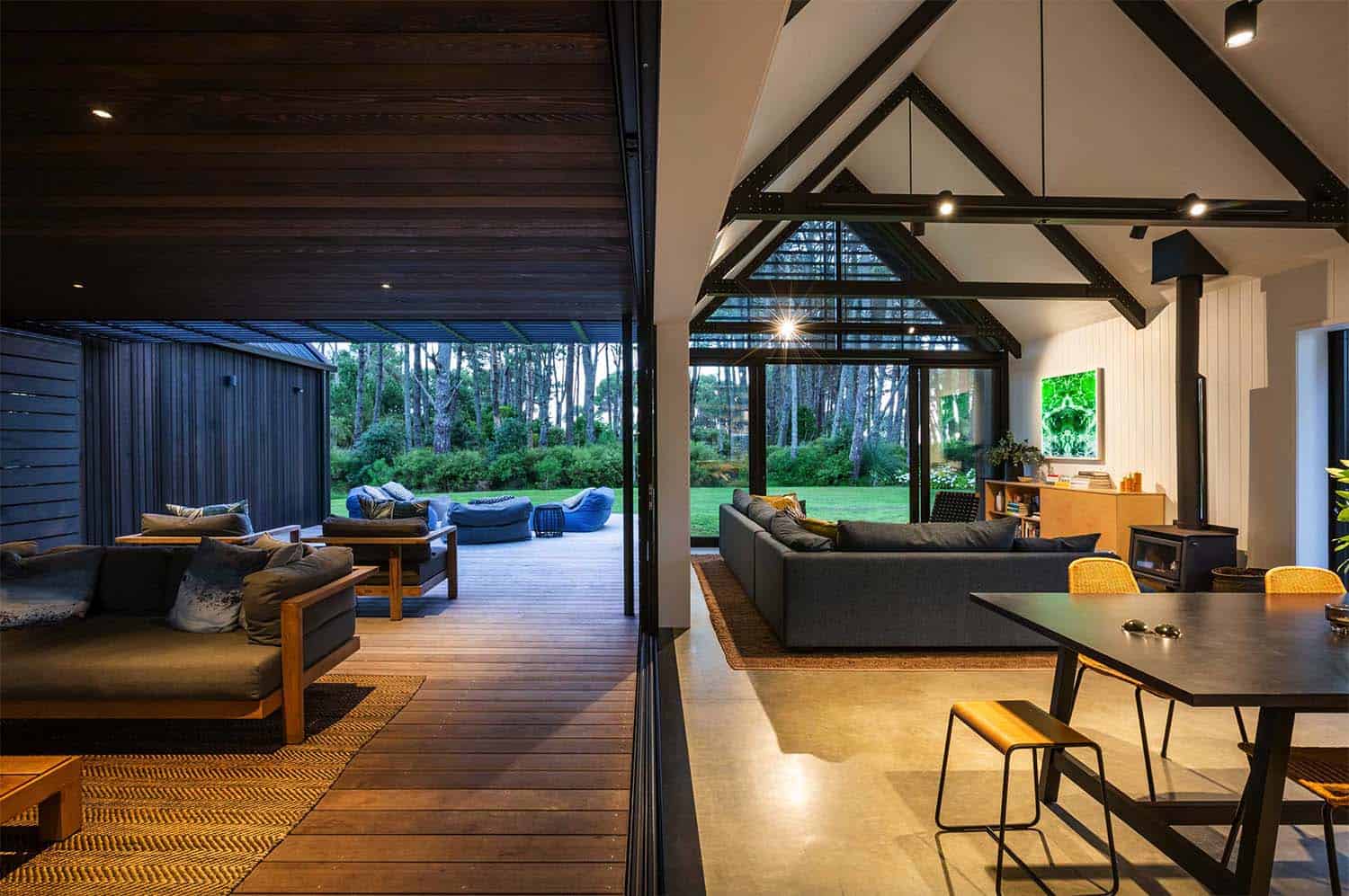 contemporary-cabin-living-room