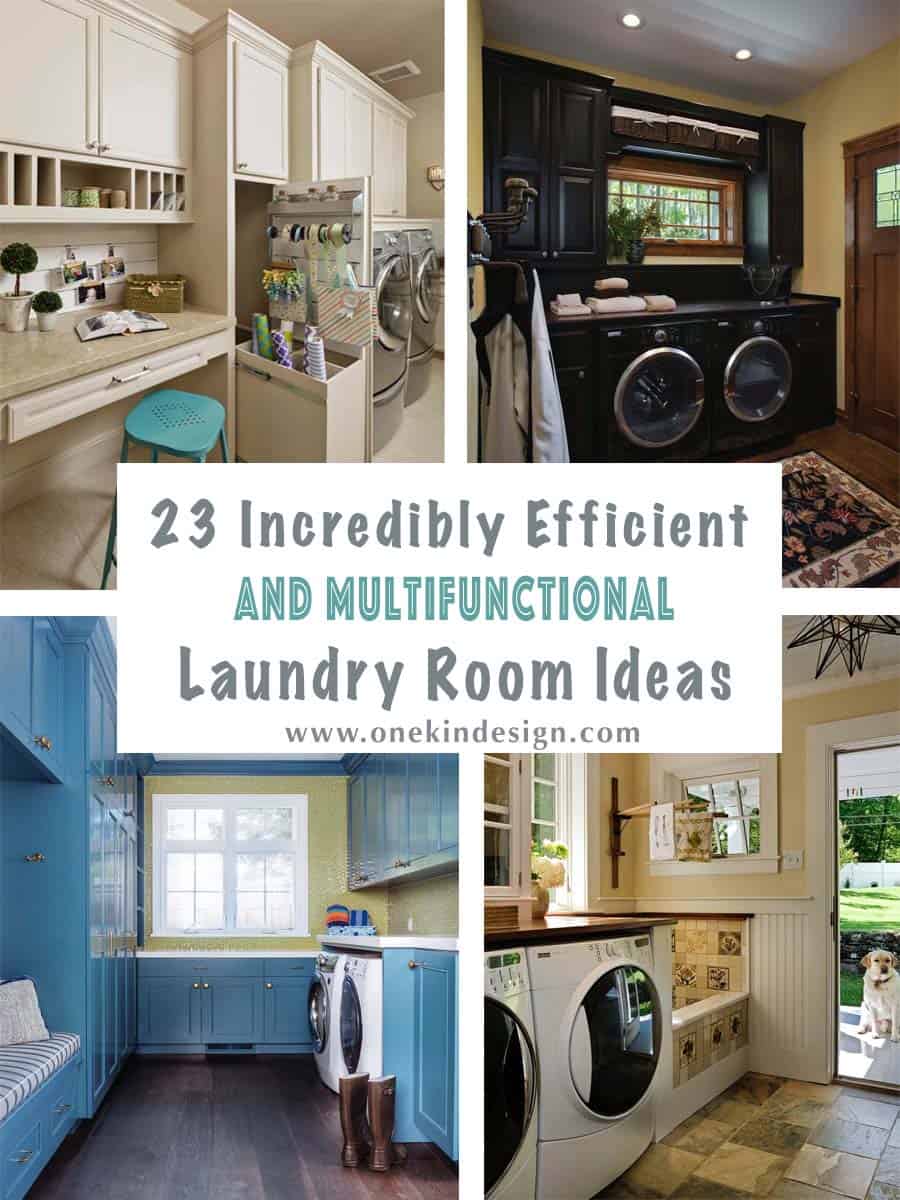 23 Incredibly Efficient And Multifunctional Laundry Room Ideas