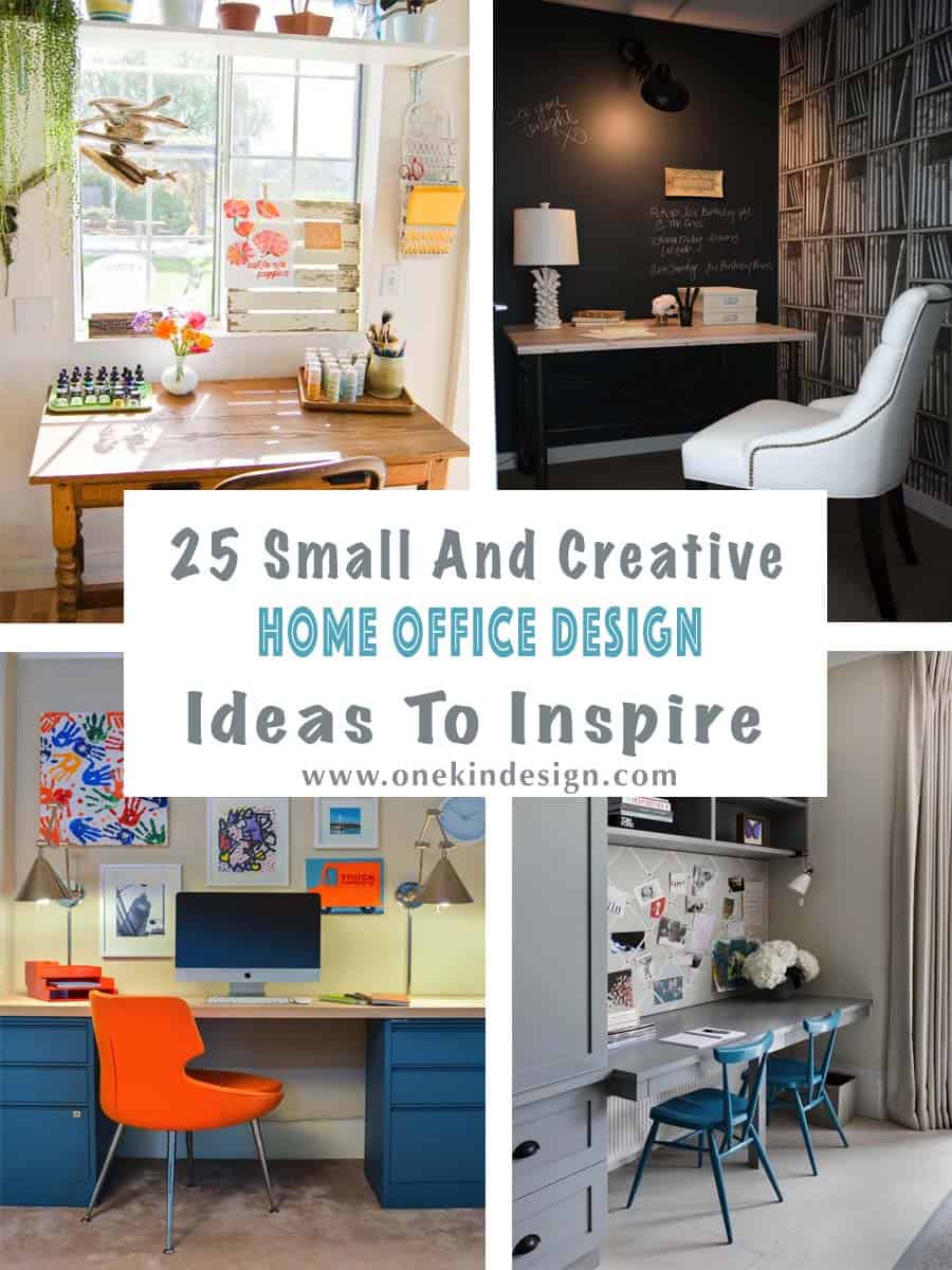 25 Small And Creative Home Office Design Ideas To Inspire,Garden Design Front Of House Sri Lanka