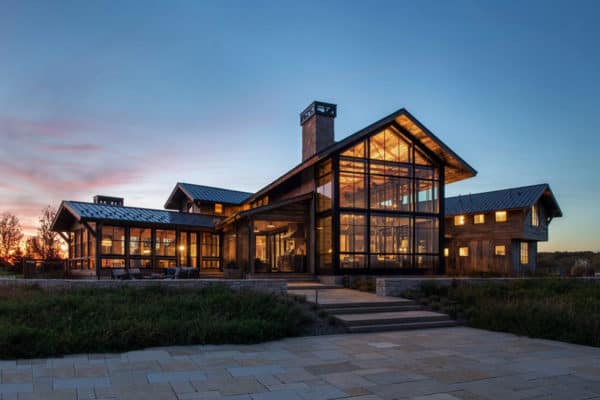 featured posts image for This rustic modern home in Minnesota boasts impressive design details