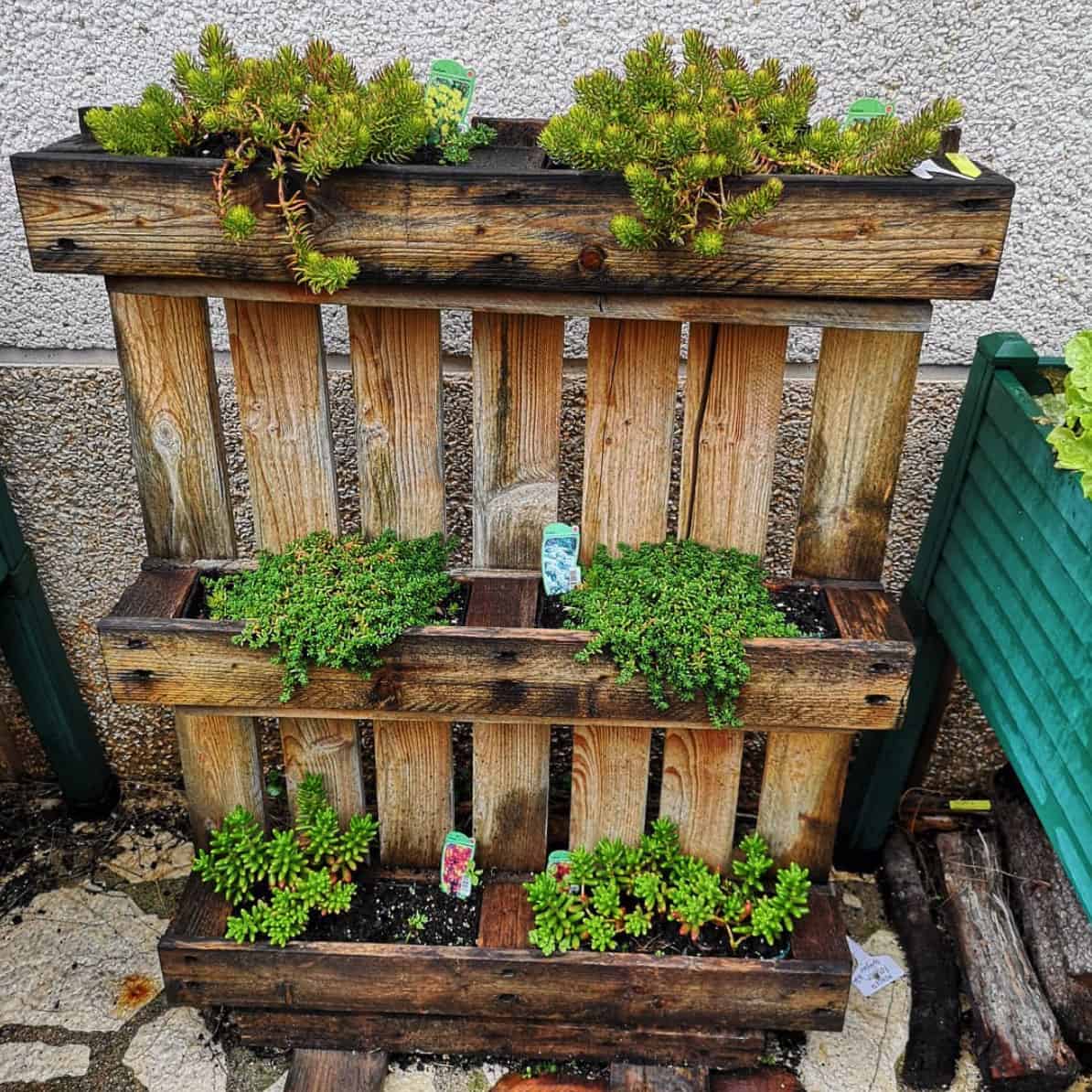 21 Spectacular Recycled Wood Pallet Garden Ideas To DIY