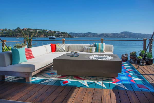 featured posts image for Bohemian-inspired houseboat provides a calming oasis in Sausalito