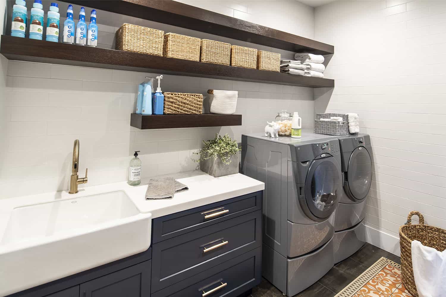 transitional-laundry-room