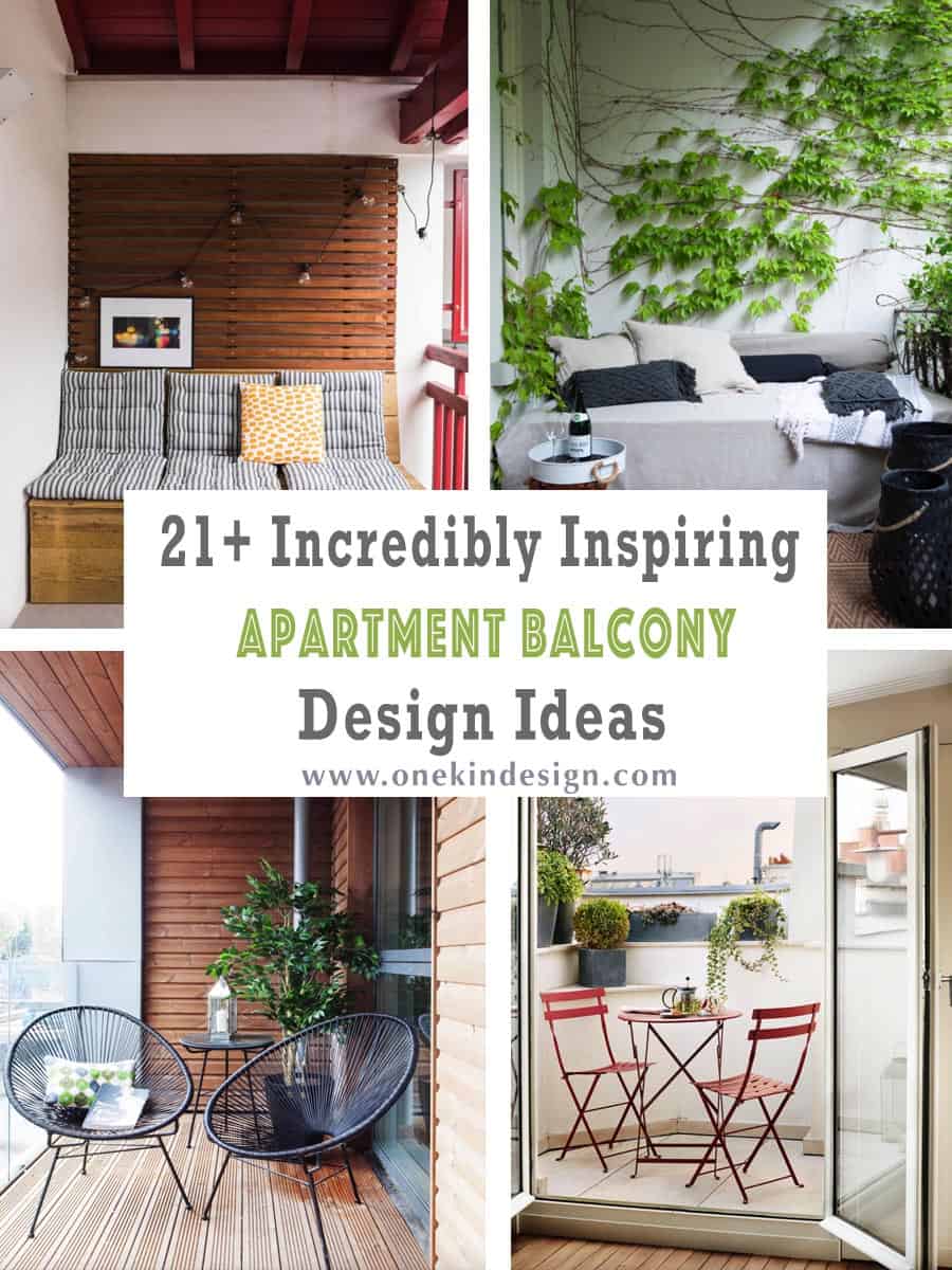 21+ Incredibly Inspiring Apartment Balcony Design Ideas