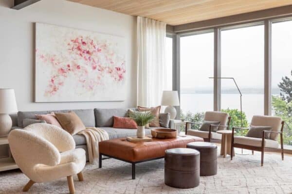 featured posts image for Inviting mid-century retreat reveals stunning views of Lake Washington