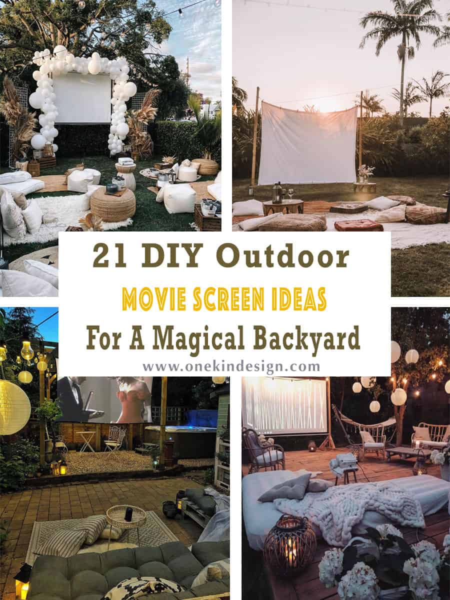 21 Diy Outdoor Screen Ideas For A, Outdoor Projector Mount Ideas