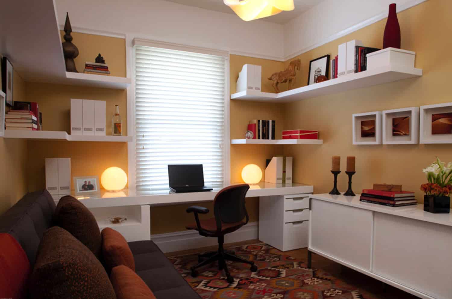 20 Amazing Home Office Ideas That Double As Cozy Guest Bedrooms