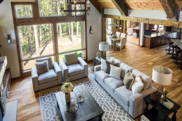 featured posts image for Warm and inviting Minnesota home exudes an organic mountain style feel