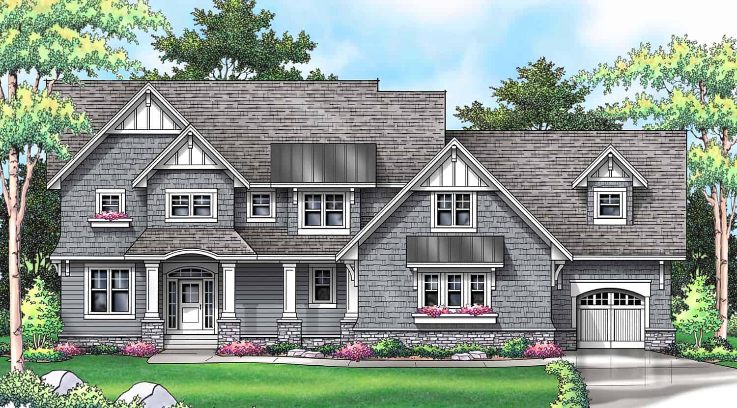 lodge-style-home-exterior-sketch