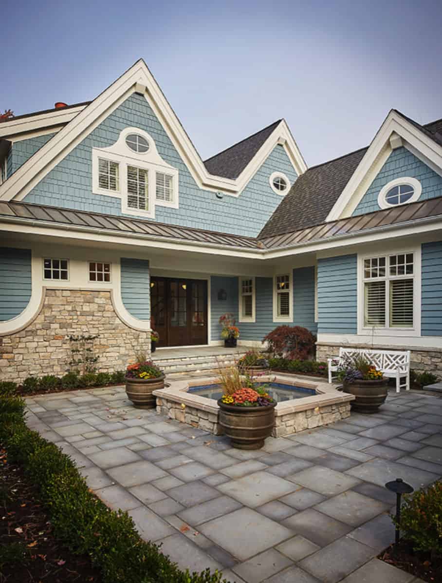 transitional-lakefront-residence-exterior