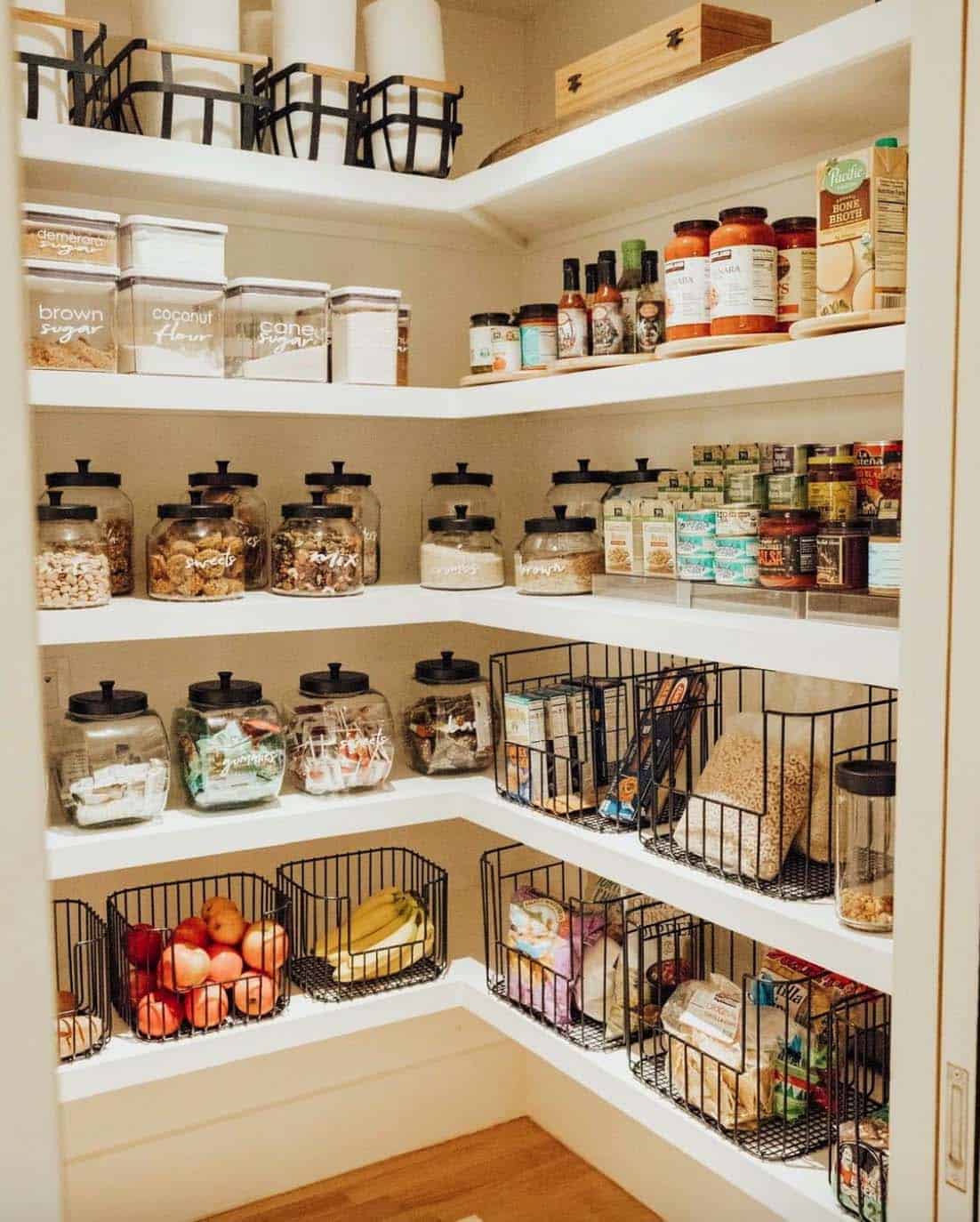 30 Brilliantly Organized Pantry Ideas, 12 Inch Deep Pantry Shelves