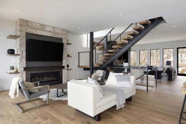 featured posts image for Inside a stunningly gorgeous mountain modern home on Lake Minnetonka