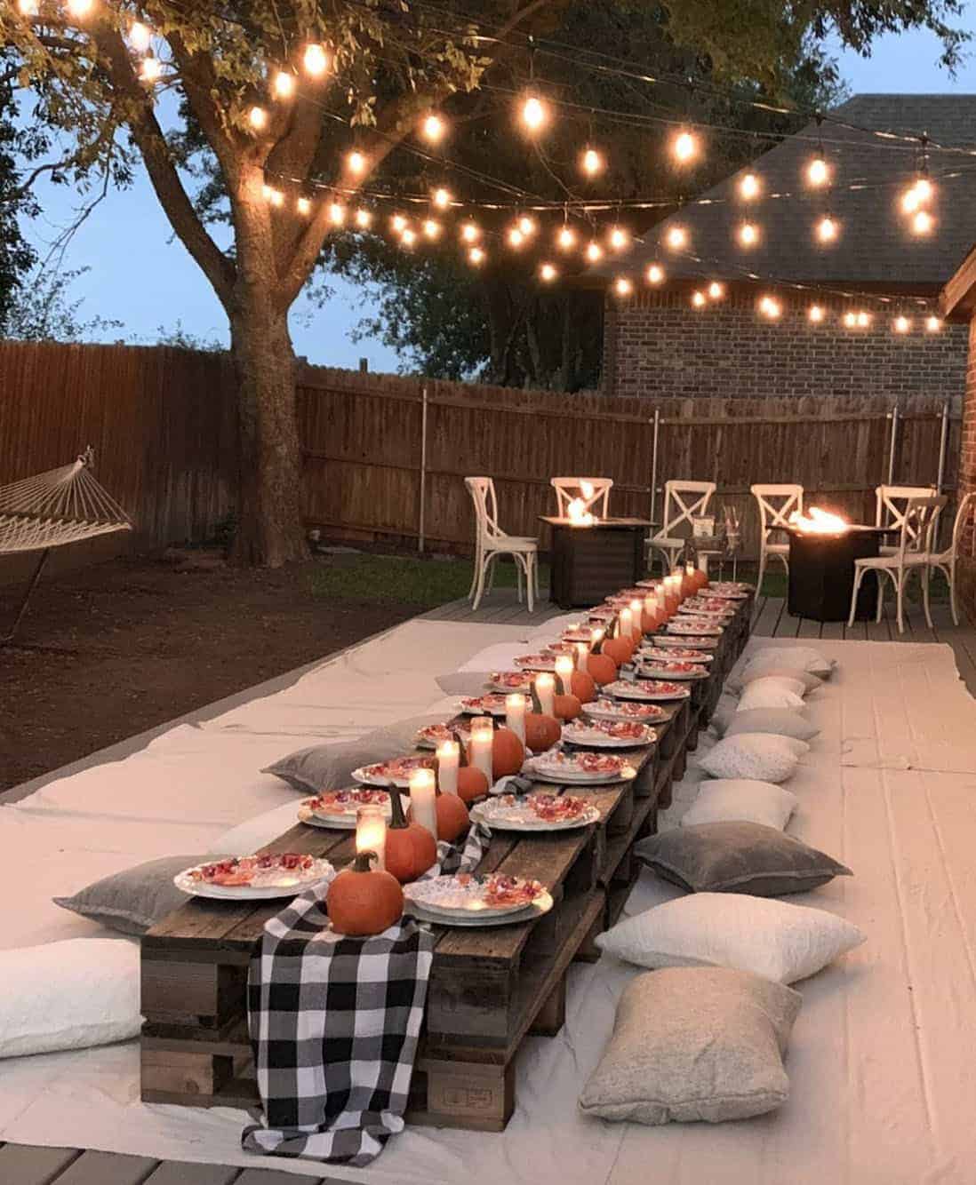 Outdoor Fall Table Setting Ideas, Outdoor Table Setting Ideas