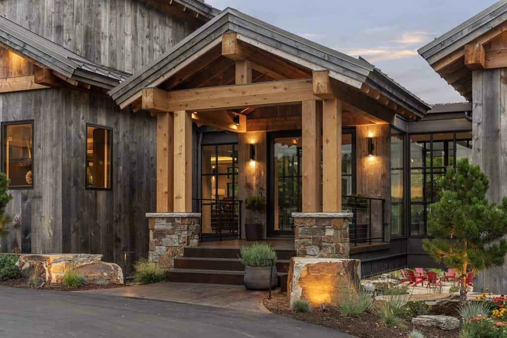 rustic-contemporary-home-entry