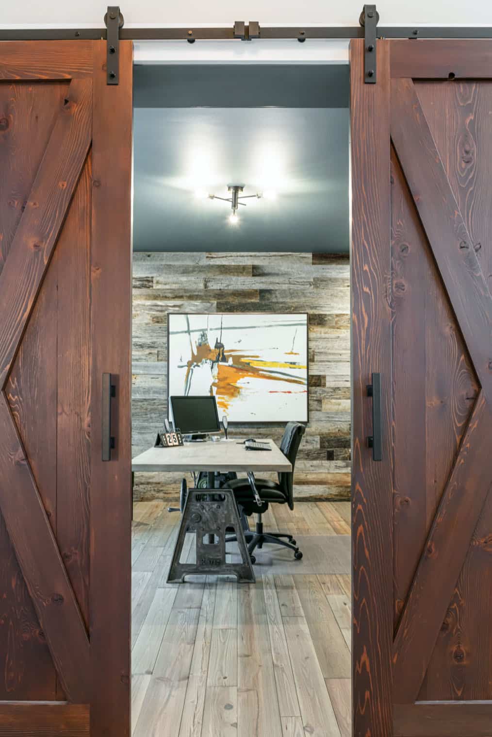 rustic-contemporary-home-office