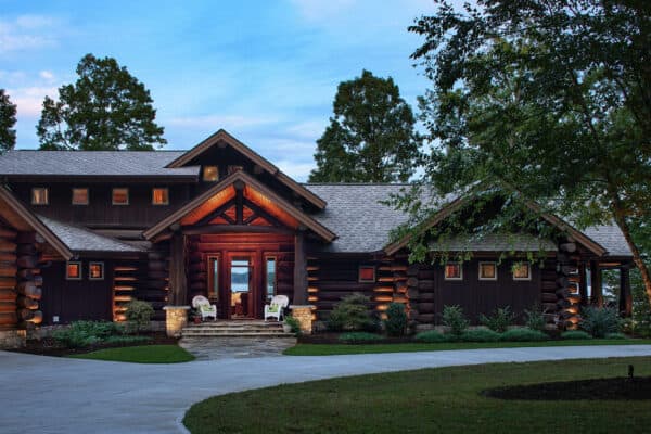 featured posts image for Handcrafted log home boasts phenomenal waterfront views in North Carolina