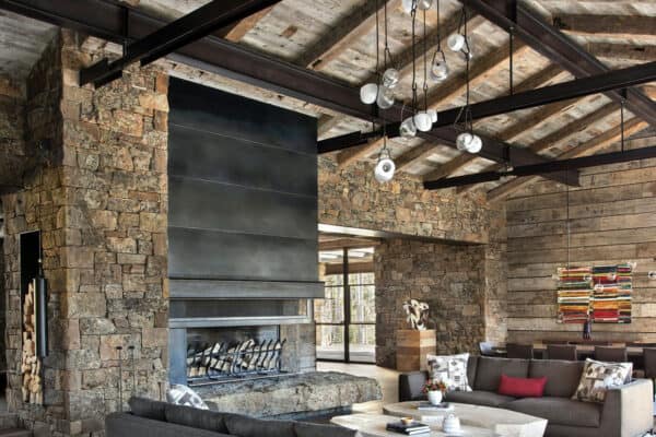 featured posts image for Organic-meets-modern design in this breathtaking home in Big Sky country